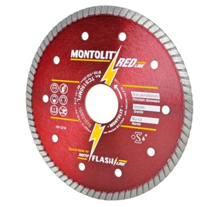 MONTOLIT RED LINE DIAMOND CONTINUOUS RIM BLADE 150MM