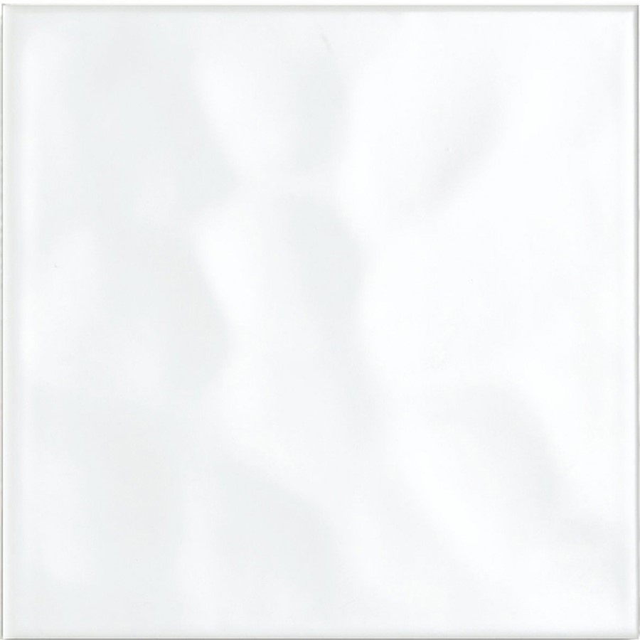 NB11475 NICOBOND BASIC GLOSS BUMPY WHITE WALL TILE 150X150 (BOX=1M2)