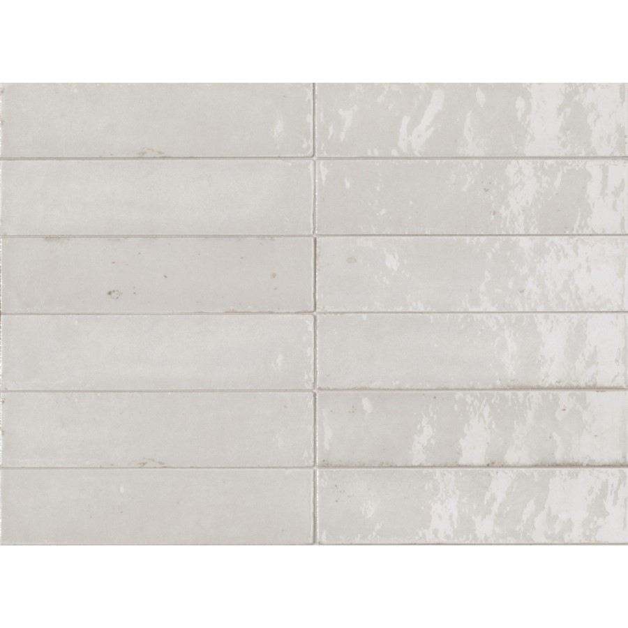 NB16940 LUME WHITE GLOSS PORCELAIN WALL AND FLOOR TILE 240X60