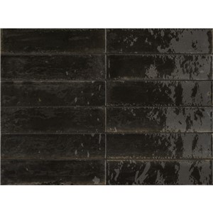 NB16941 LUME BLACK GLOSS PORCELAIN WALL AND FLOOR TILE 240X60