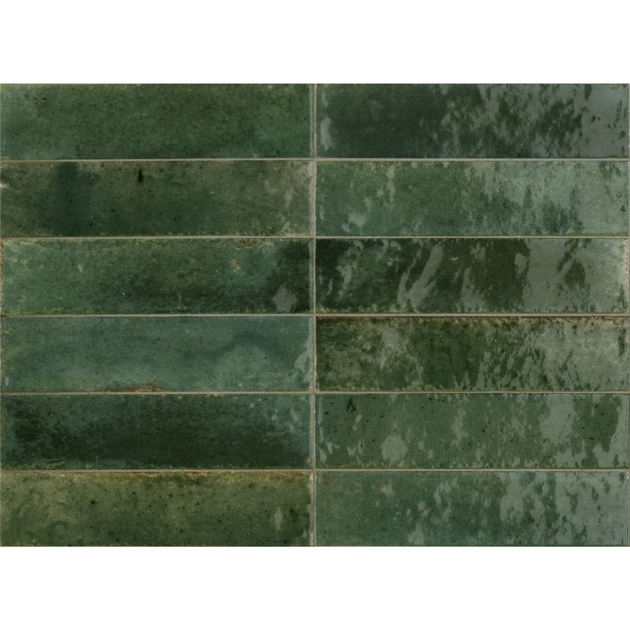 NB16942 LUME GREEN GLOSS PORCELAIN WALL AND FLOOR TILE 240X60