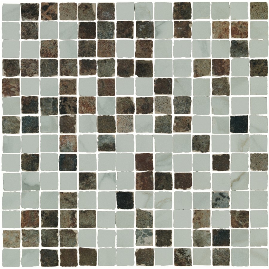 NB17752 MARBLE STONE CALACATTA MIXED MOSAIC 300X300X10MM