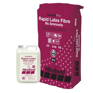 NICOBOND SCREEDPRO RAPID LATEX FIBRE NA LIQUID 4LTR