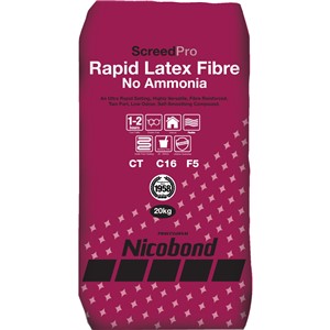 NICOBOND SCREEDPRO RAPID LATEX FIBRE NO AMMONIA POWDER 20KG