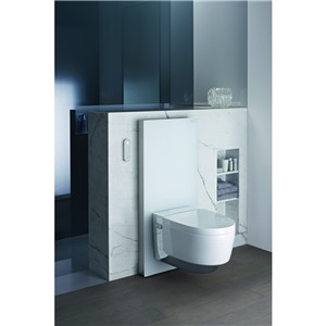 GEBERIT MONOLITH PLUS FOR WALL-HUNG WC 101CM WITH STRAIGHT CONNECTOR