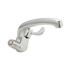 SIMPLICITY 75MM LEVER, CHROME MONOBLOC SINK MIXER