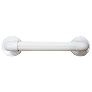 300MM X 35MM FLUTED GRAB RAIL, WHITE