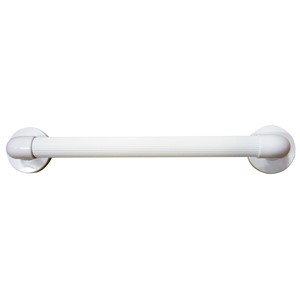 450MM X 35MM FLUTED GRAB RAIL, WHITE