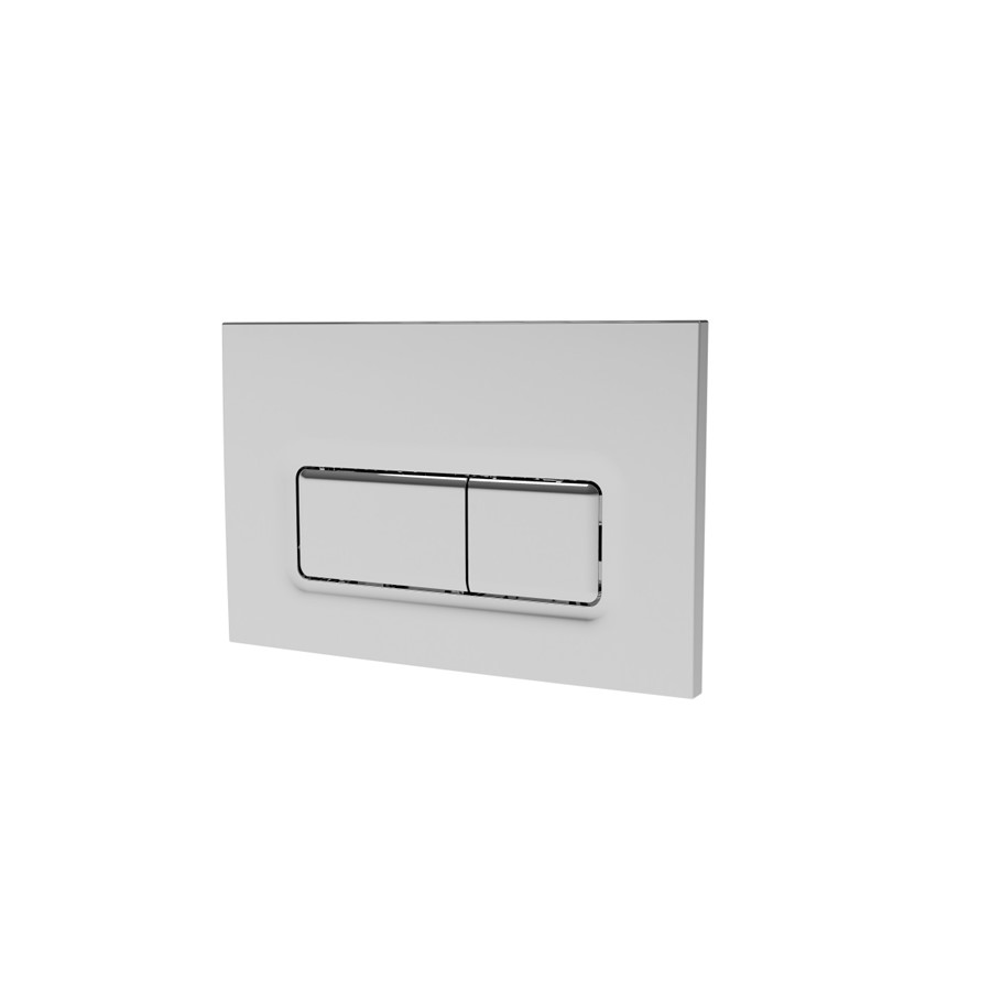 REEF PNEUMATIC DUAL FLUSH PLATE TO SUIT ILLUSION FRAMES CHROME