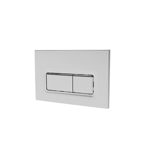REEF PNEUMATIC DUAL FLUSH PLATE TO SUIT ILLUSION FRAMES CHROME