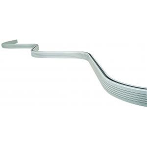 WHITE FLEXIBLE SHOWER TRACK 2.5 METRE LONG