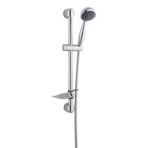 SILHOUETTE 3 FUNCTION SHOWER KIT 740MM RAIL ADJ TOP BRCKET 1500MM HOSE