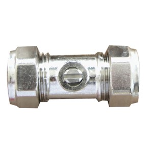 15mm CHROME ISOLATING VALVE