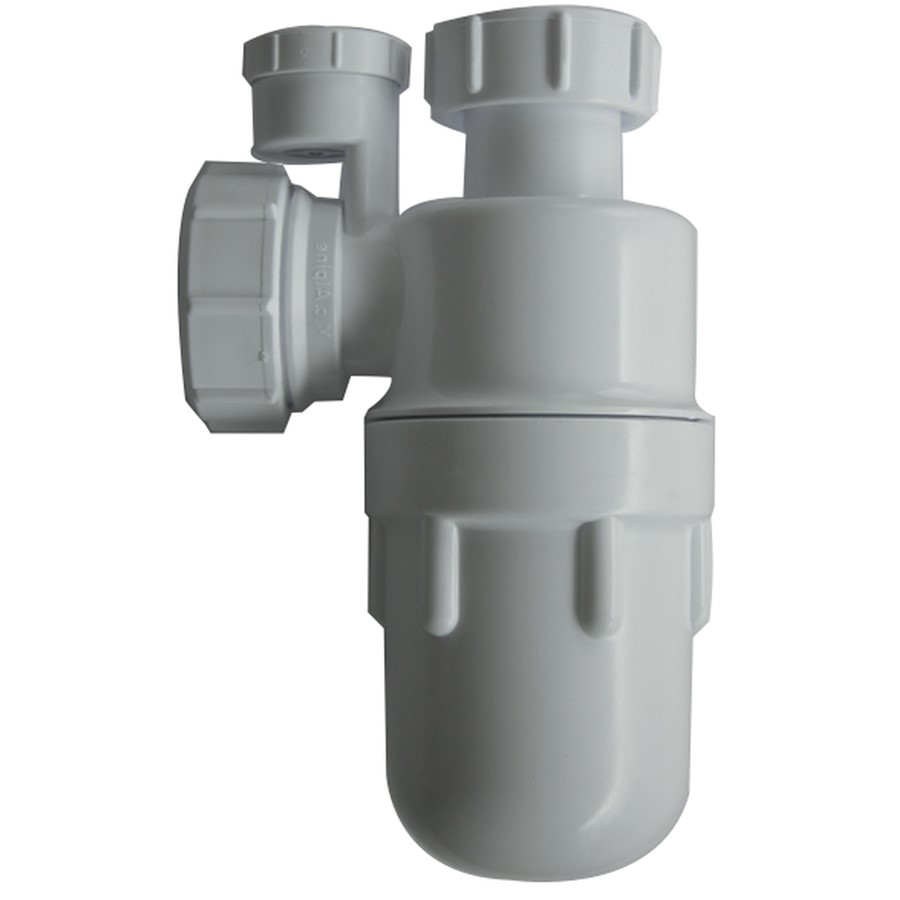 32MM BOTTLE TRAP, ANTI SYPHON, FIXED INLET 75MM SEAL