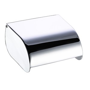 NOVA CHROME TOILET ROLL HOLDER WITH COVER