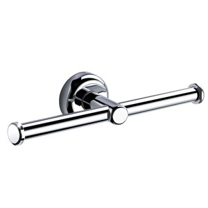 NOVA CHROME DOUBLE TOILET ROLL HOLDER