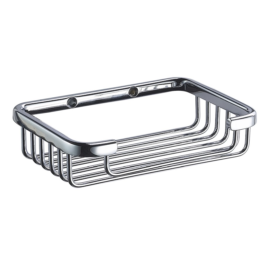 NOVA CHROME SQUARE BASKET SOAP DISH