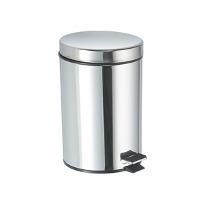 NOVA CHROME 5 LITRE PEDAL BIN