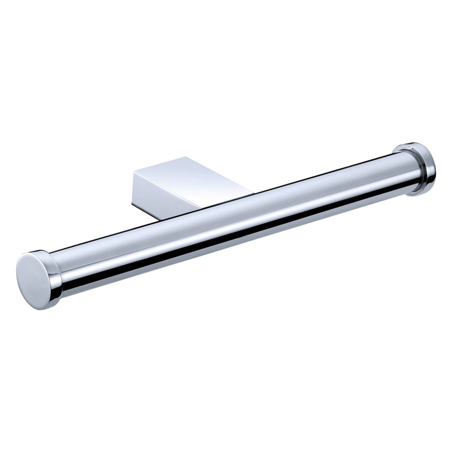 VODA CHROME DOUBLE TOILET ROLL HOLDER