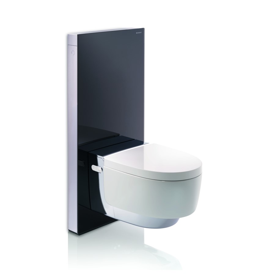 GEBERIT WC FRAME GLASS BLACK MONOLITH 131.021.SJ.5