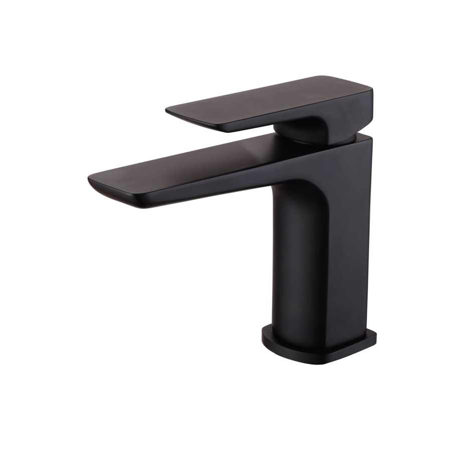 NOIR MATT BLACK D SERIES MONO BASIN MIXER INC WASTE