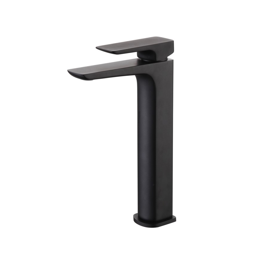 NOIR MATT BLACK D SERIES TALL MONO BASIN MIXER