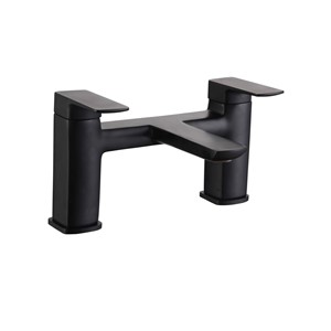 NOIR MATT BLACK D SERIES DECK MOUNTED BATH FILLER