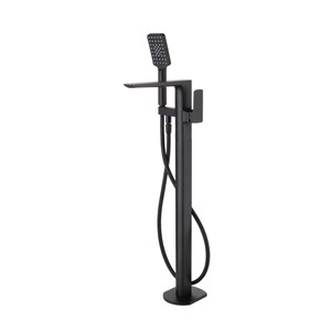 NOIR MATT BLACK D SERIES FREE STANDING BATH SHOWER MIXER