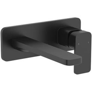 NOIR MATT BLACK R SERIES WALL MOUNTED BASIN MIXER