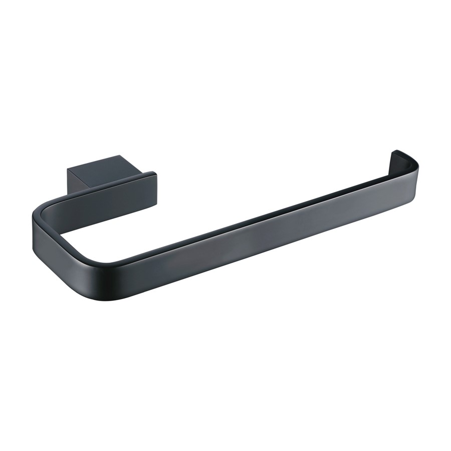 NOIR MATT BLACK D SERIES TOILET ROLL HOLDER