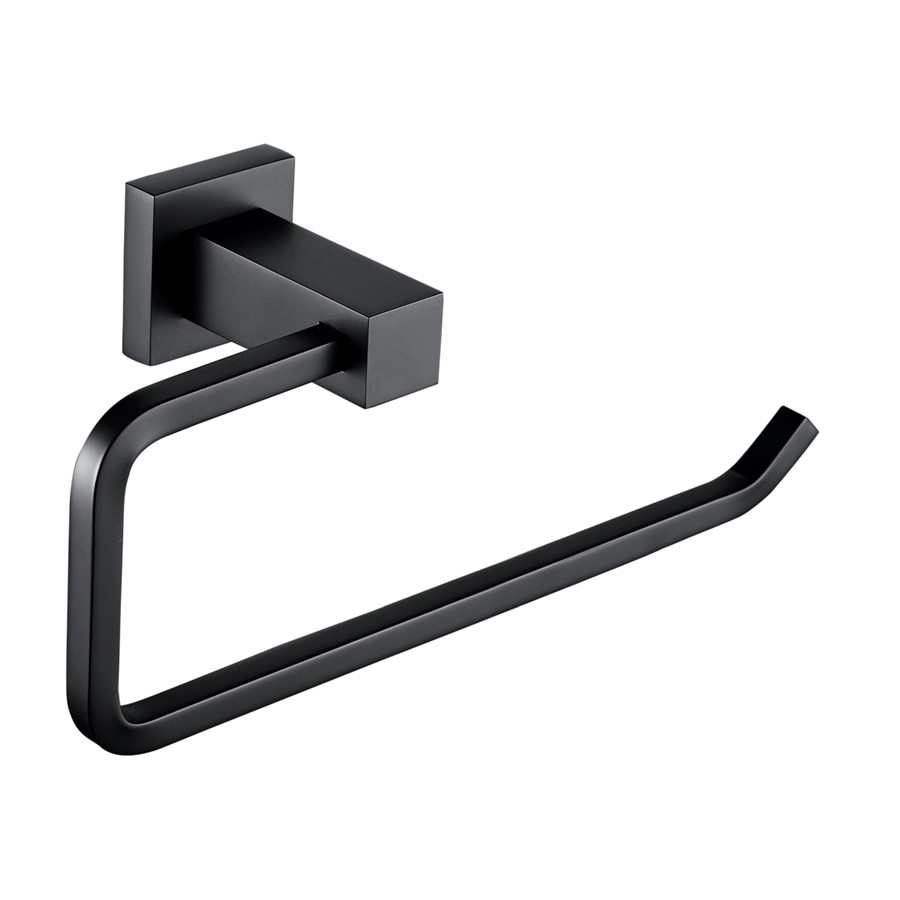 NOIR MATT BLACK A SERIES TOWEL RING