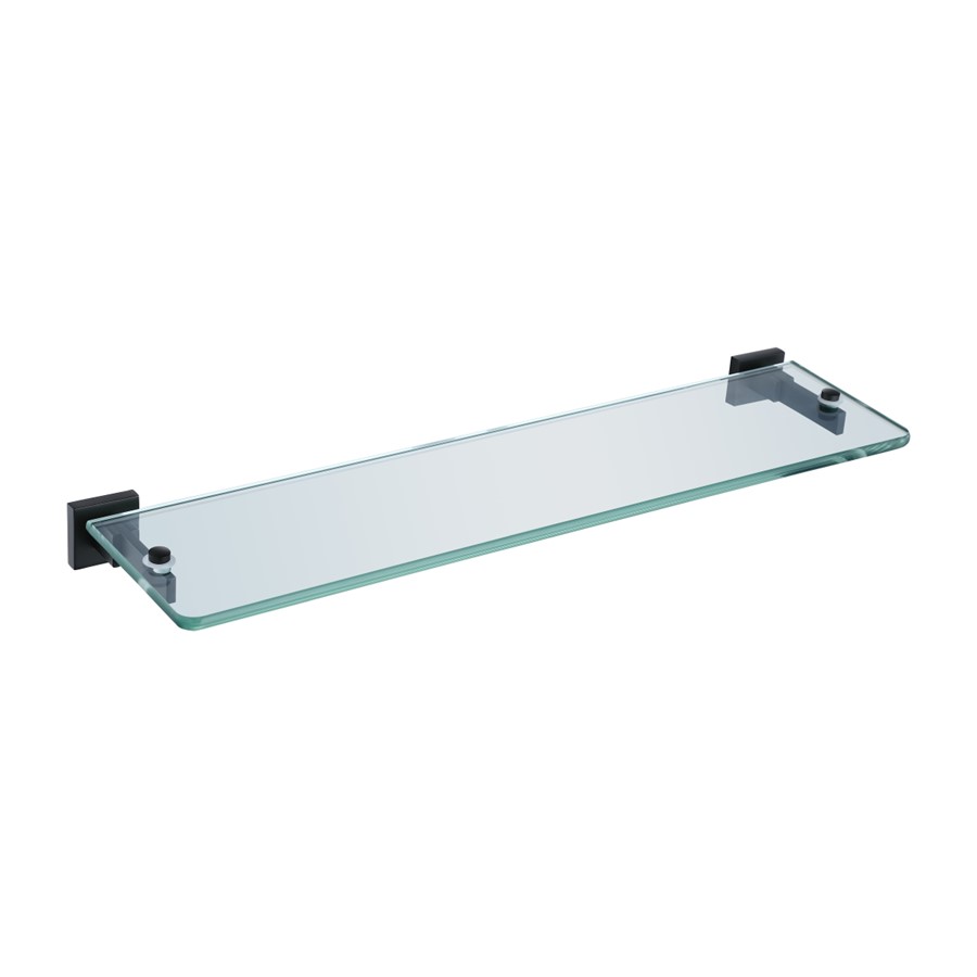 NOIR MATT BLACK A SERIES GLASS SHELF