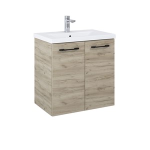 APPEAL CRAFT OAK 60CM WALL HUNG 2 DOOR WASH BASIN