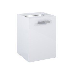 LINEN 40 1 DRAWER WITH BASKET WHITE GLOSS WALL HUNG RH FIT ONLY