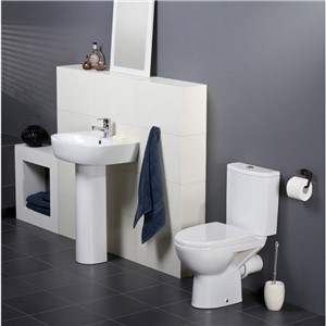 FLOW CLOSE COUPLED SUITE INC 3/6LTR PUSH BUTTON CISTERN & SOFT CLOSE;