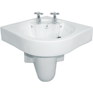 OL17 OLYMPUS WHITE SEMI PED FOR CORNER BASIN (OL41/42)