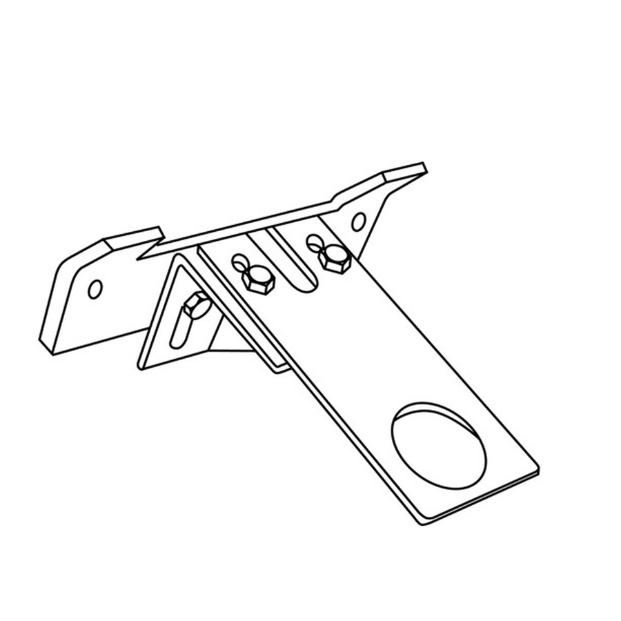 ADJUSTABLE HANGER AND WASTE BRACKET