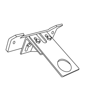 ADJUSTABLE HANGER AND WASTE BRACKET