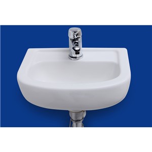 OL102 OLYMPUS WHITE CLOAK ROOM BASIN 350MMC250MM 1 TAPHOLE