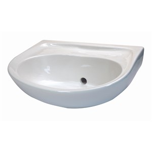 OL141 OLYMPUS WHITE 52CM X42CM CONCEALED TRAP BASIN NO T/HOLE