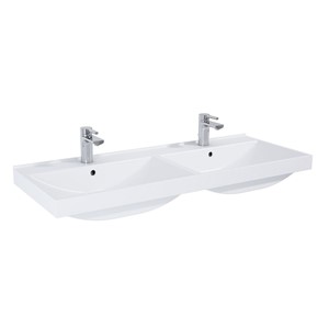 SUBLIME 2 / REVIVAL 2 / LOOK CERAMIC 1200MM 1 TH DOUBLE BASIN 65MM