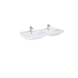 SUBLIME 2 / REVIVAL 2 / LOOK CERAMIC 1200MM 1 TH DOUBLE BASIN 65MM