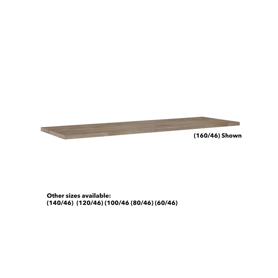 SUBLIME 2 / REVIVAL 2 / LOOK WORKTOP (100/46) GR28 NATURAL OAK PCV