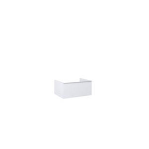 LOOK WALL HUNG WORKTOP UNIT 60CM 1 DRWR WHITE GLOSS NO HANDLE