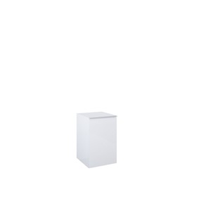 LOOK WALL HUNG BASE UNIT 40CM 1 DOOR WHITE GLOSS NO HANDLE