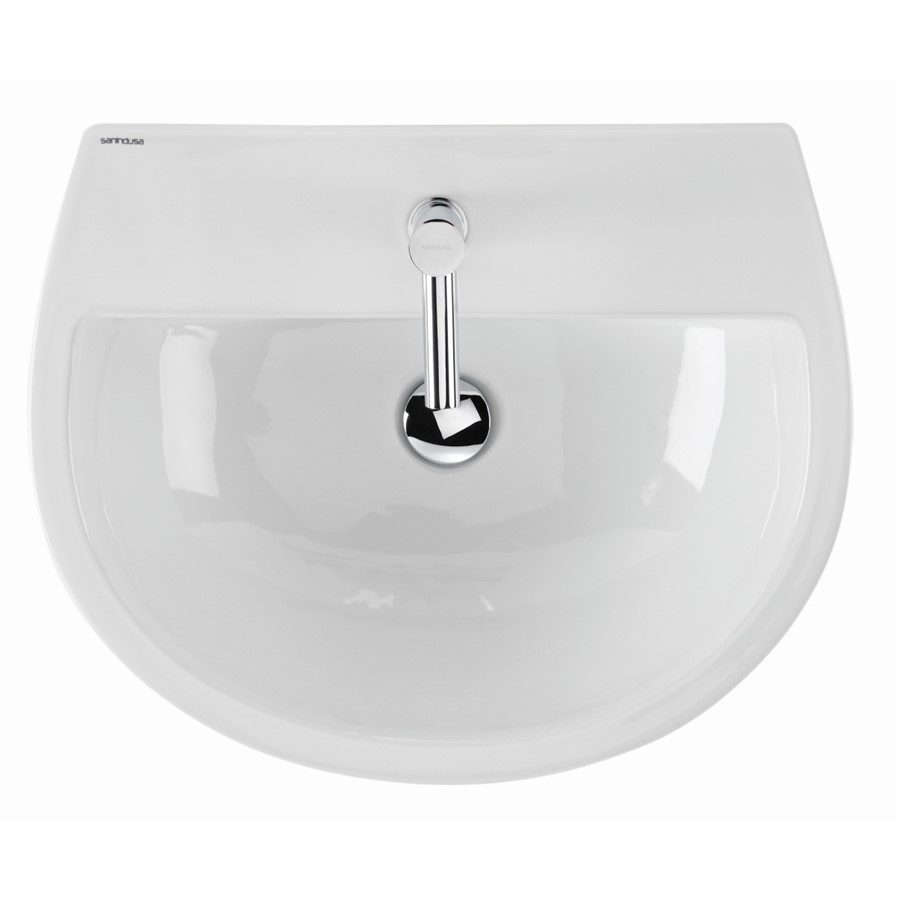 ECLIPSE 55CM WASH BASIN 1 TAPHOLE