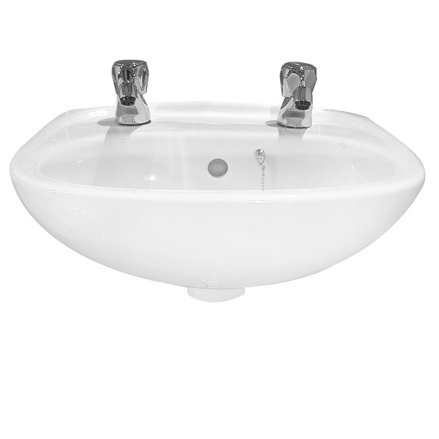 OL93 BROADGATE 45CM BASIN 2TH FOR CLOAKROOM