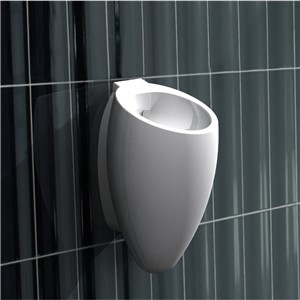 EGG 350X340X590MM WALL HUNG 1 TAPHOLE BASIN UNIT