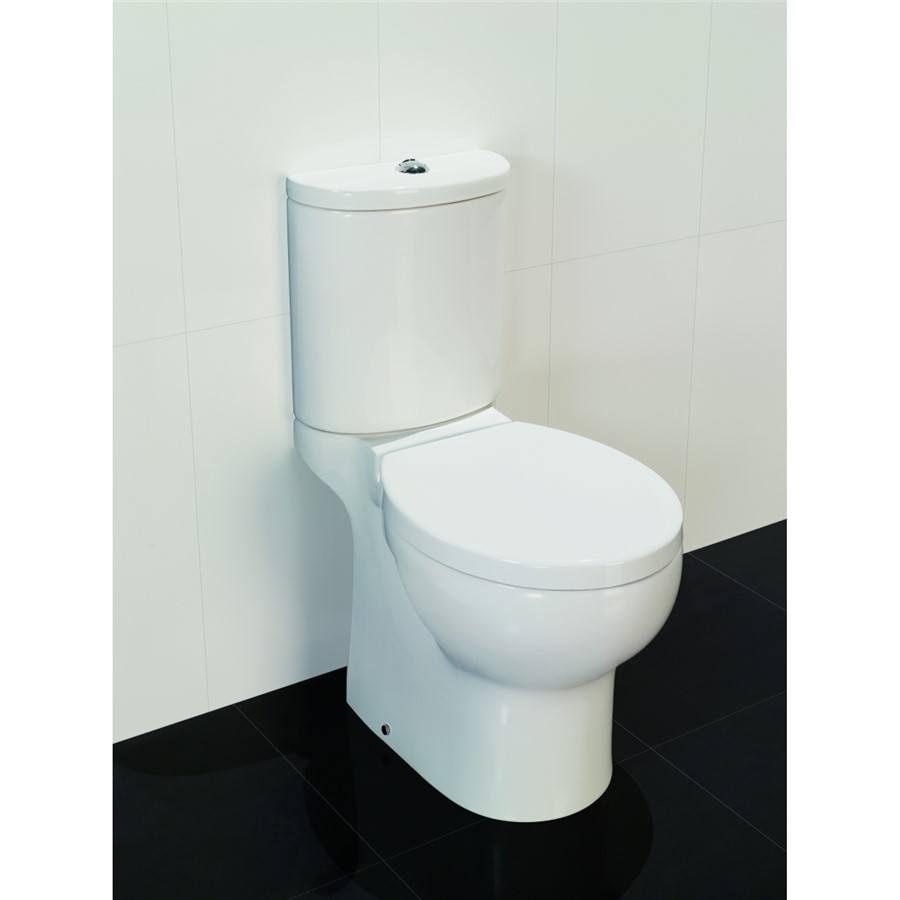 SOLO EDGE CLOSE COUPLED PUSH BUTTON CISTERN SHELL ;