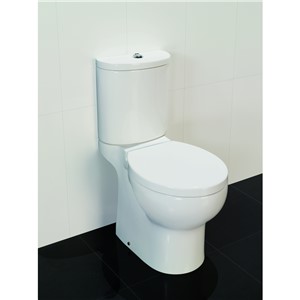 SOLO EDGE CLOSE COUPLED PUSH BUTTON CISTERN SHELL ;